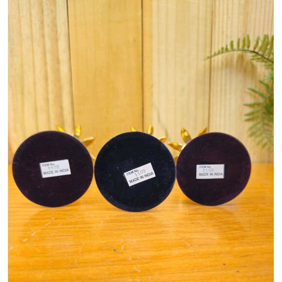 Vintage Brass Pineapple Candle Holders - Picture 10 of 11